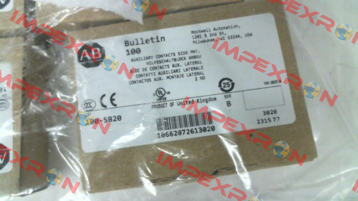 100-SB20 Allen Bradley (Rockwell)