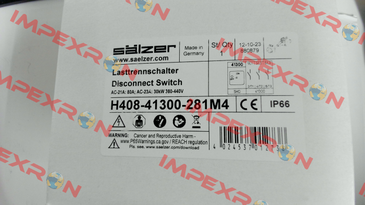 H408-41300-281M4 Salzer