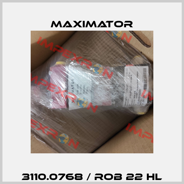 3110.0768 / ROB 22 HL Maximator