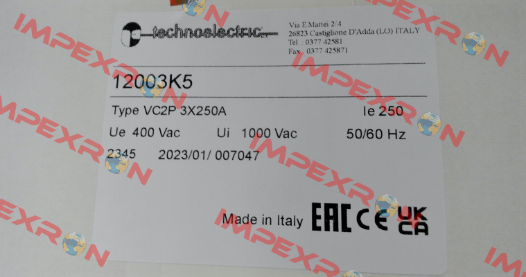 12003K5 Technoelectric